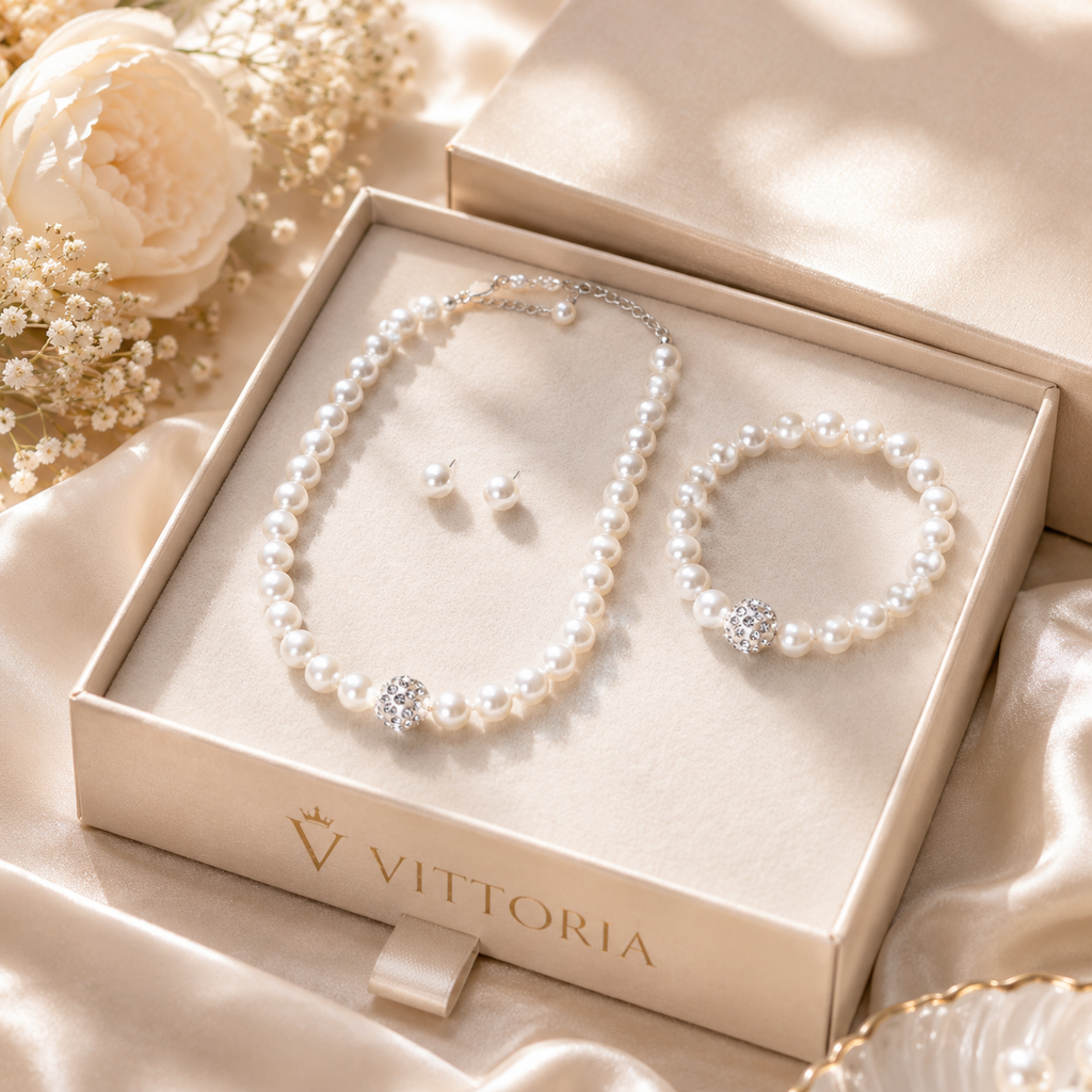 Set MadrePerla 3 Pezzi – Completo Elegante Essenziale