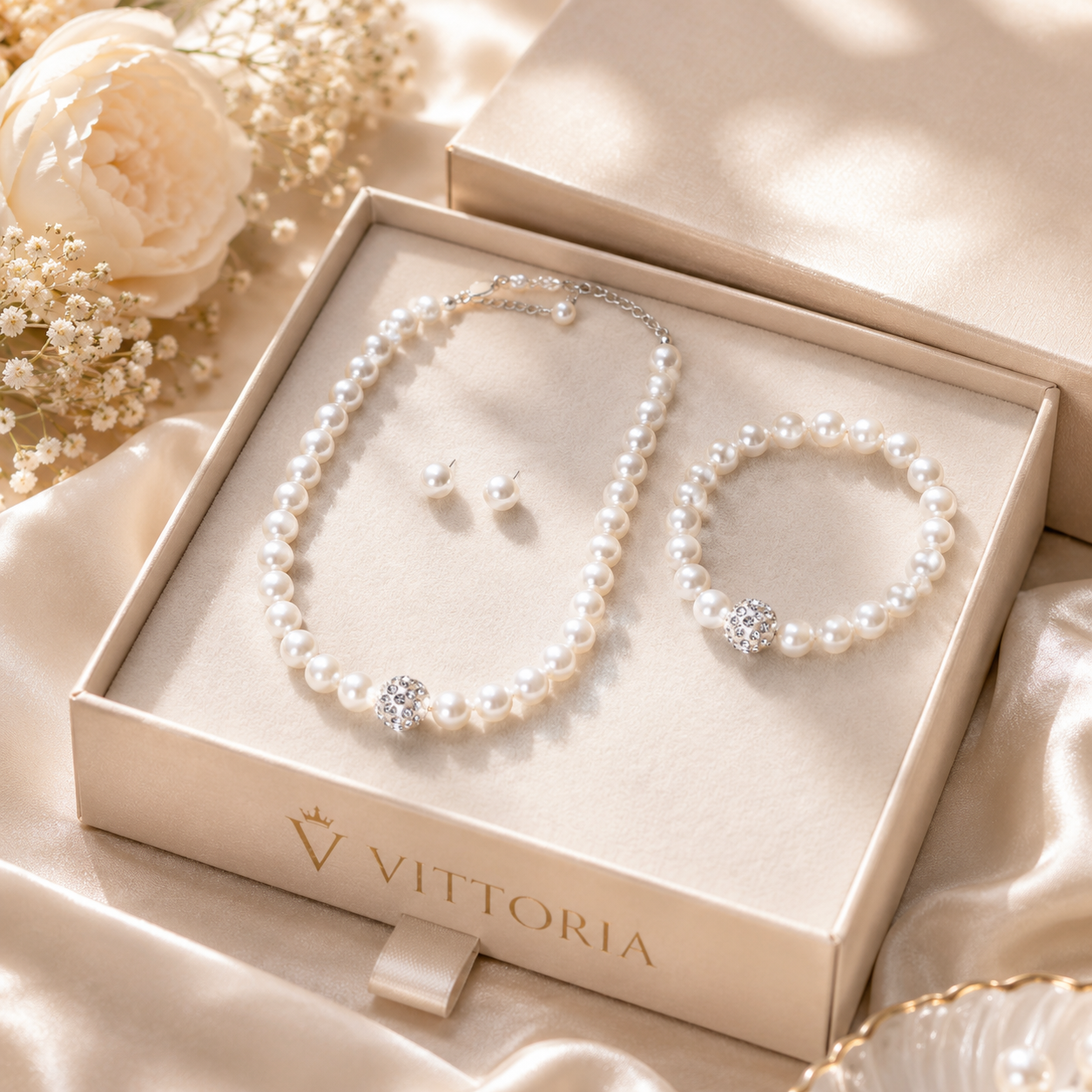Set MadrePerla 3 Pezzi – Completo Elegante Essenziale