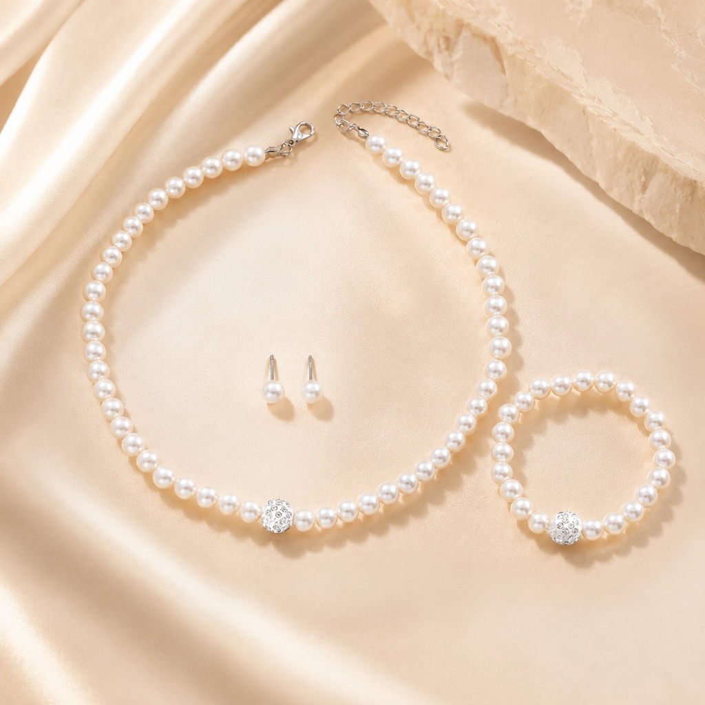 Set MadrePerla 3 Pezzi – Completo Elegante Essenziale